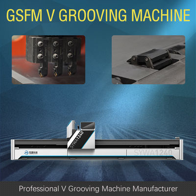 1250mm CNC الصفائح المعدنية آلة القطع المضادة للتزلج V آلة الحفار